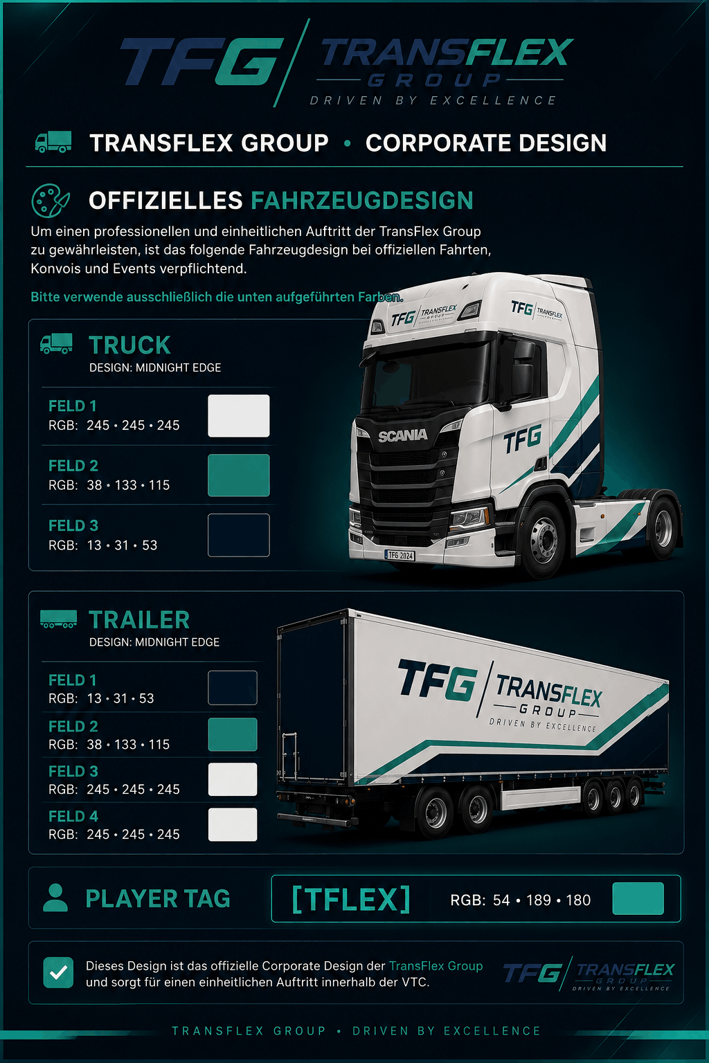TransFlex Group Corporate Design